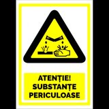 Indicator de securitate atentie substante periculoase